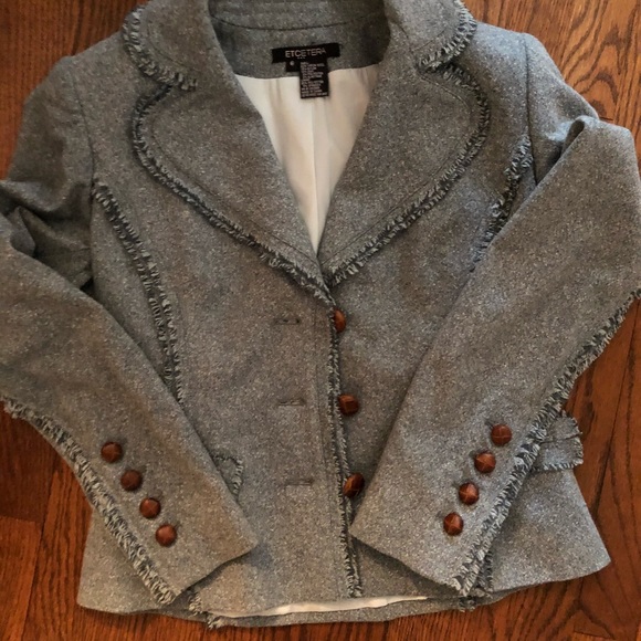 Etcetera Bluish -green raw edge pant suit - Picture 3 of 8